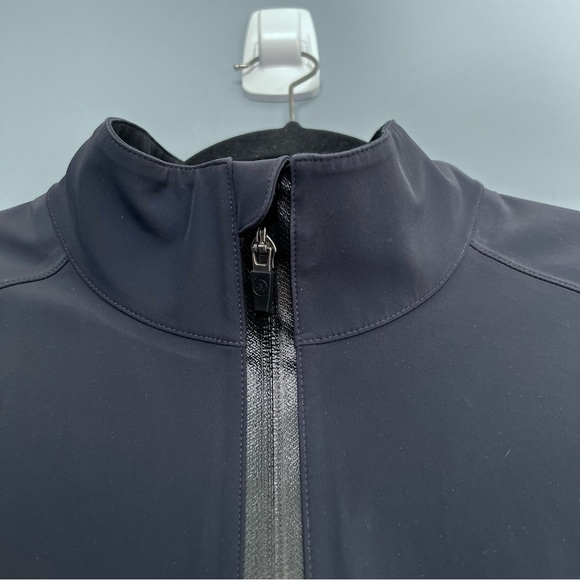 Aether Apparel Navy Technical Rain Jacket Coat Size XL (4) - Picture 3 of 6